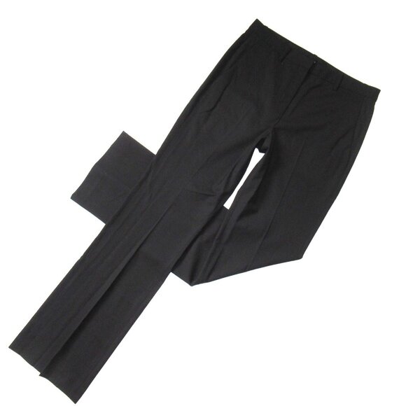NWT Theory Slim Full Length Trouser in Black Traceable Wool Stretch Pants 6 - Picture 1 of 5